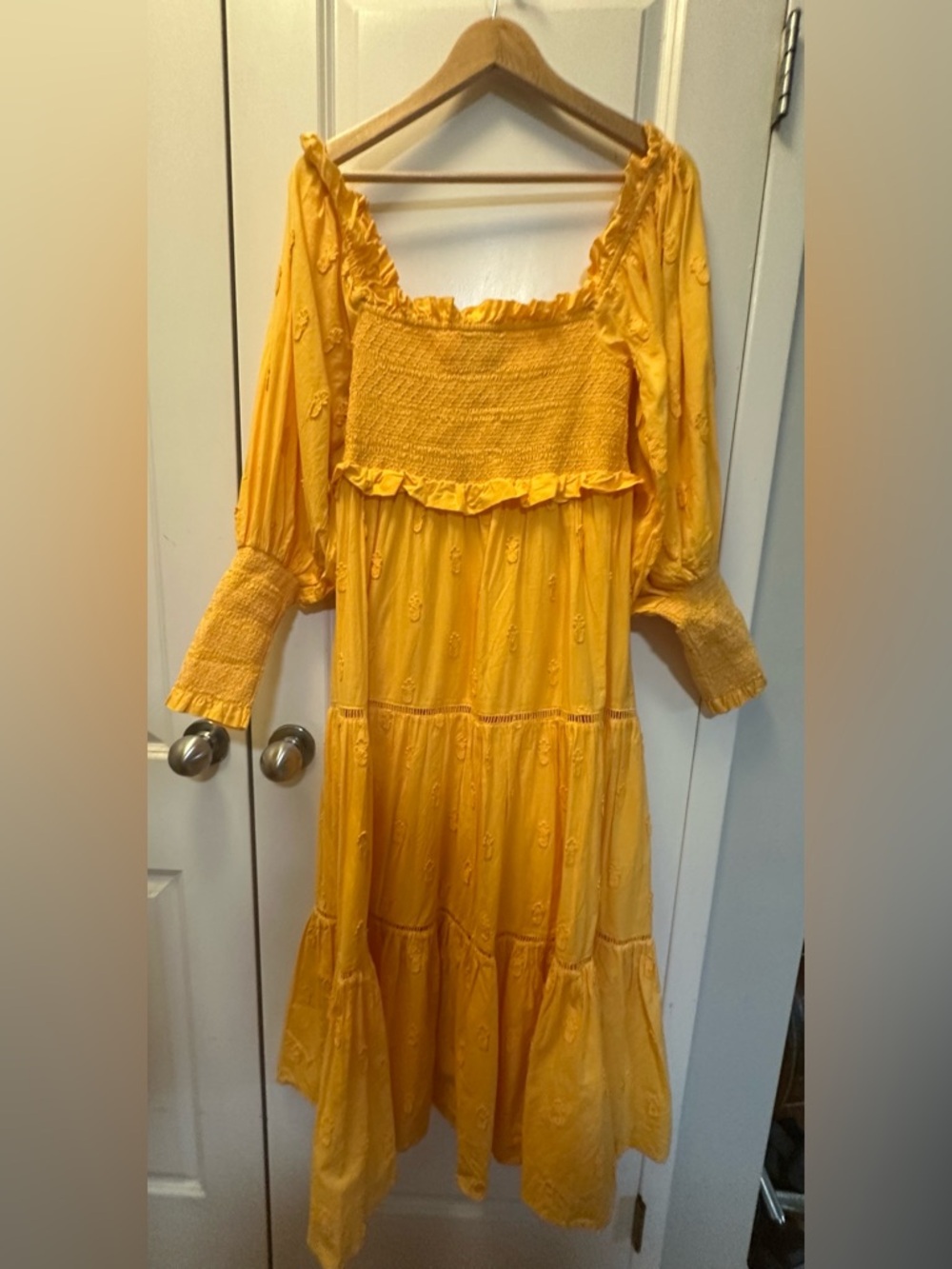 Farm Rio 3D Pineapple Midi Dress – Yellow - Picture 9 of 10